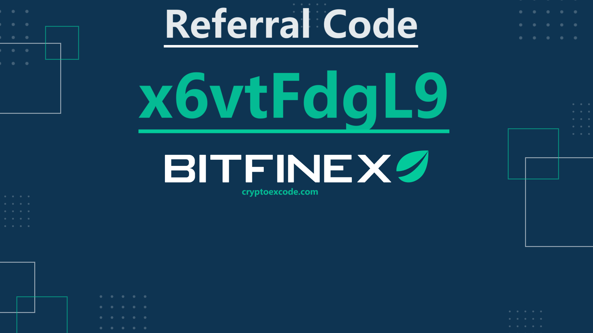 Bitfinex Referral Code