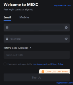 MEXC Referral Code