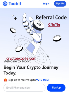 Toobit Referral Code